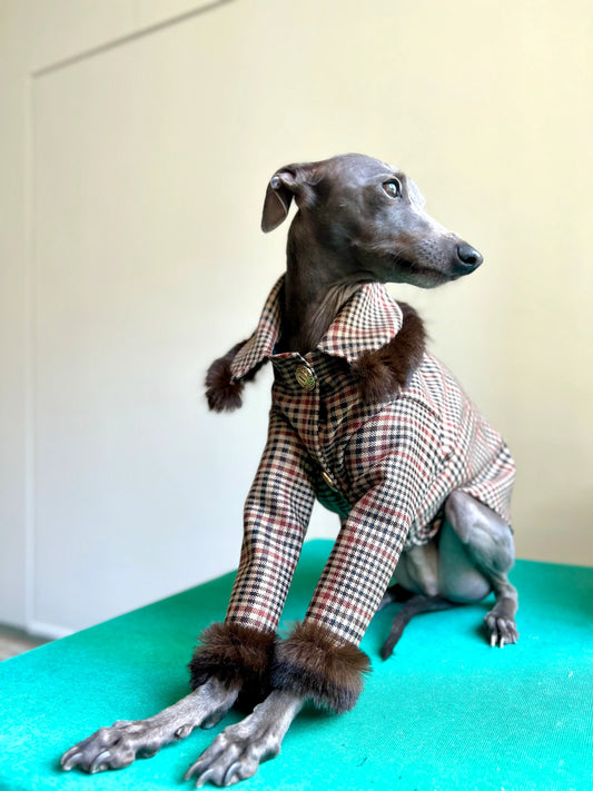 Wool and Faux Fur coat - UnoRuben