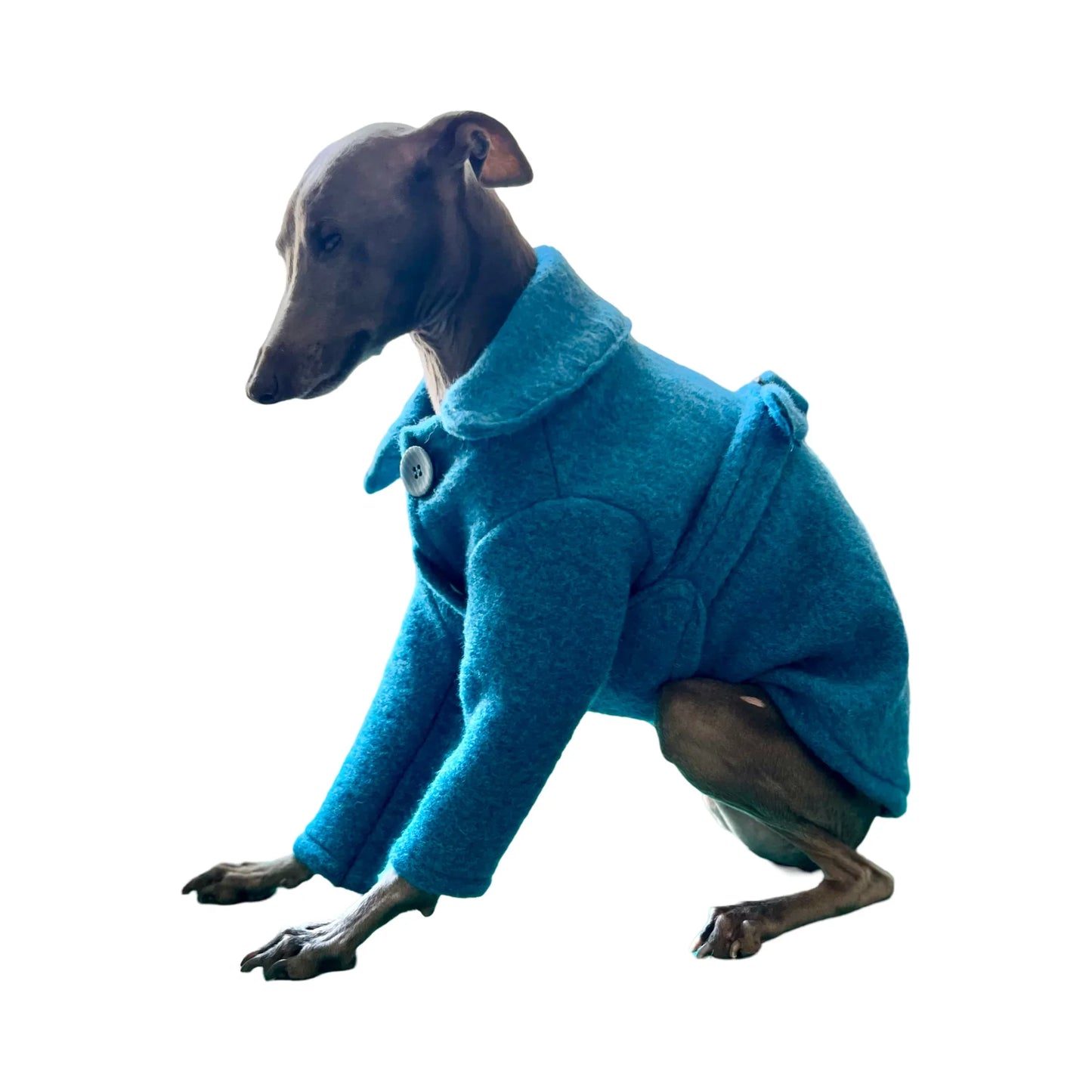 Wrap around wool coat - UnoRuben