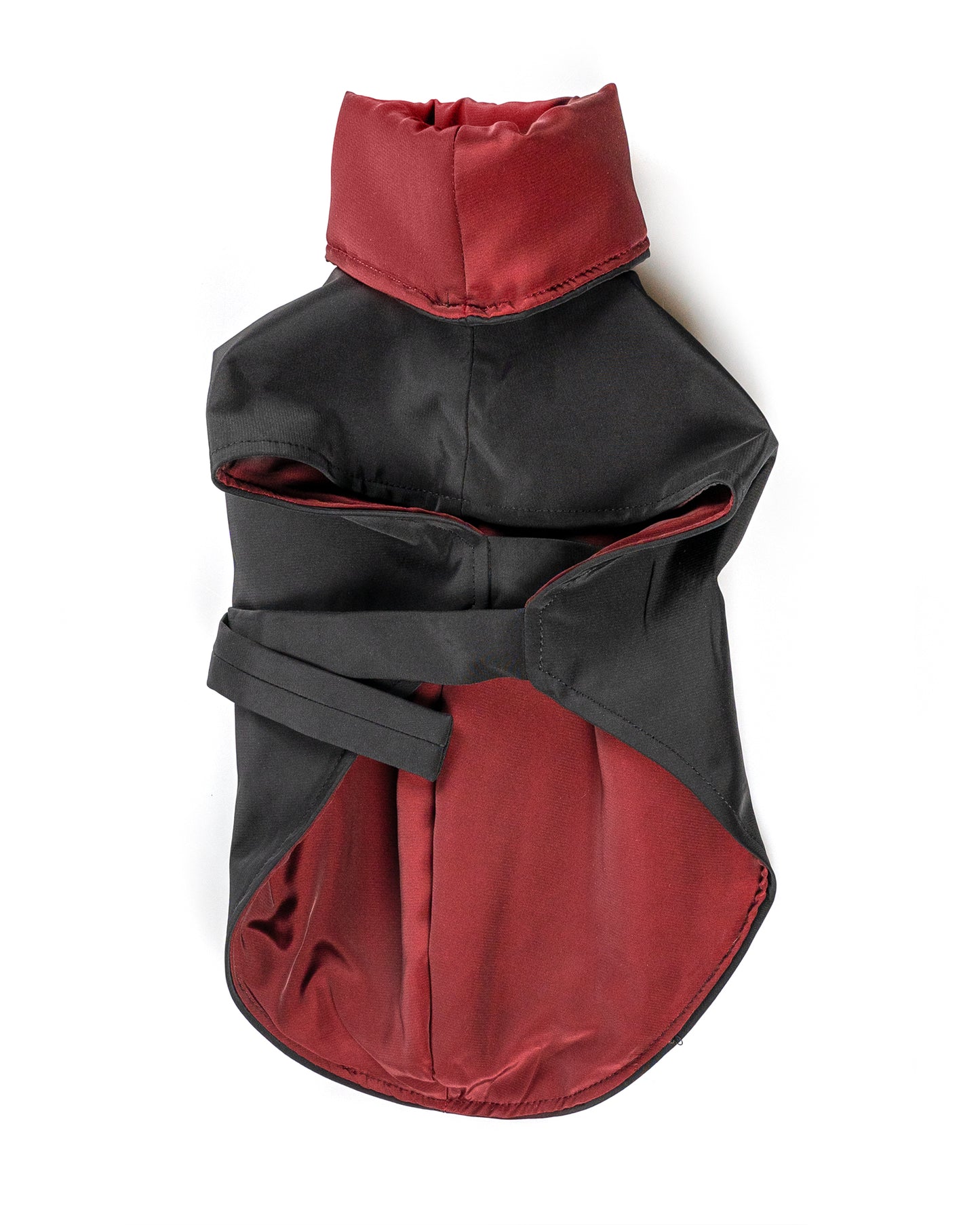 Sporty waterproof wrap coat