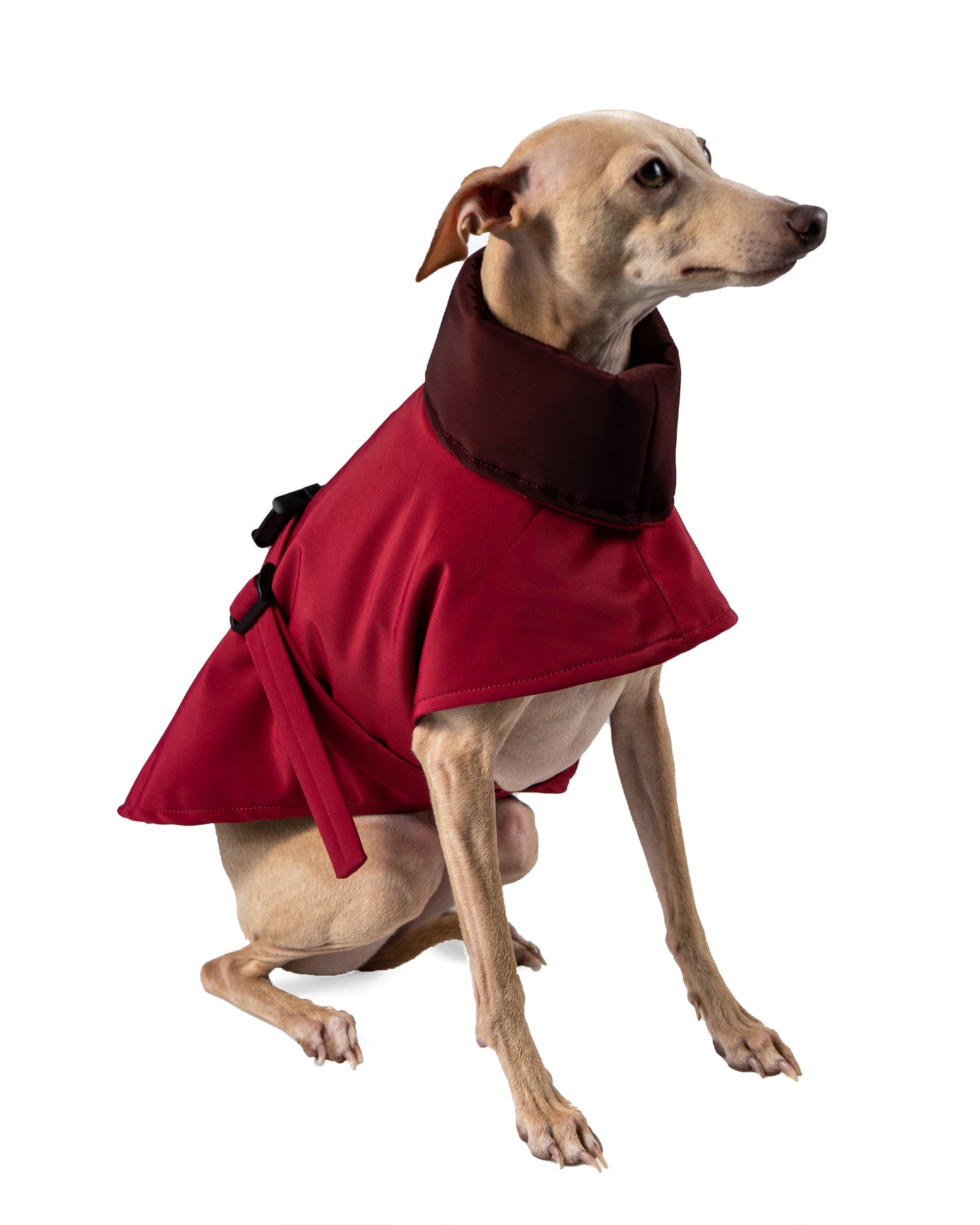 Sporty waterproof wrap coat