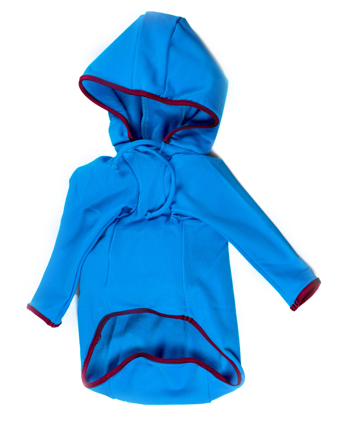 Long sleeves hoody top without lining