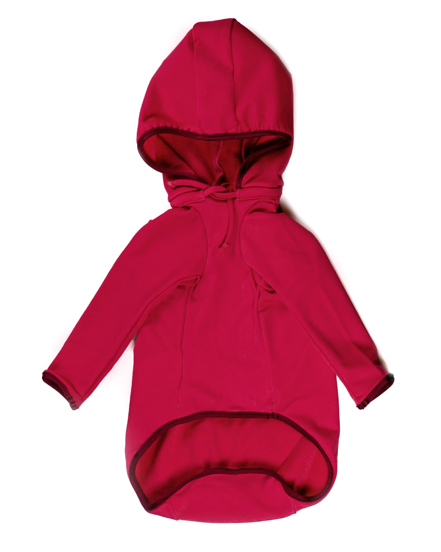 Long sleeves hoody top without lining