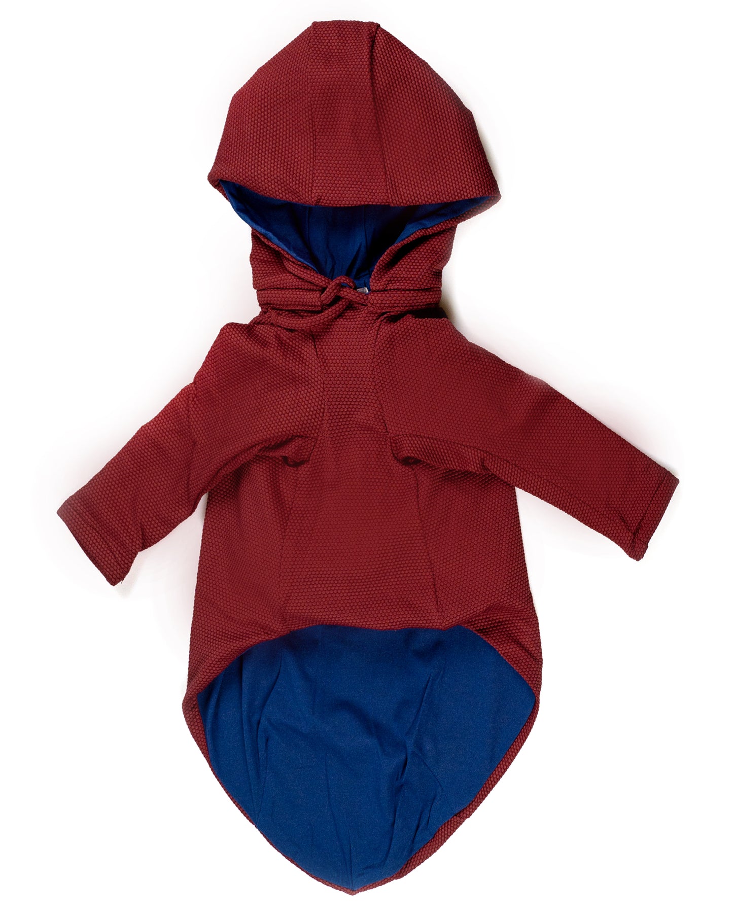 Long sleeves hoody top with lining