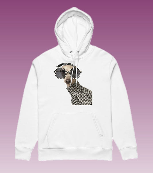 Italian Greyhound "Human" Unisex Eco Hoodie