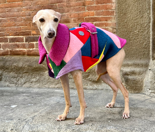 Multi Coloured Wrap Jacket