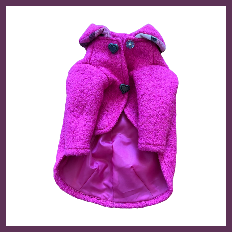 Boiled Wool Coat - Available in Multiple Colours