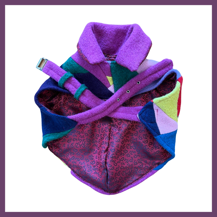 Multi Coloured Wrap Jacket