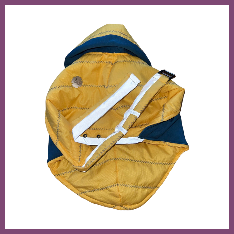 Yellow Waterproof Wrap Jacket